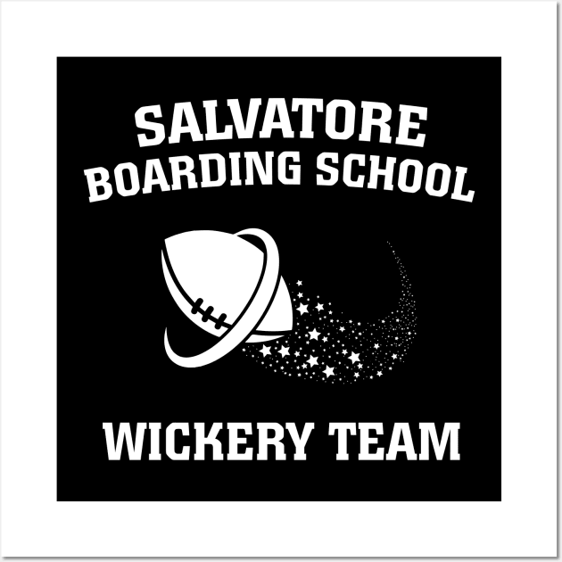 Legacies - Salvatore Boarding School Wickery Team Wall Art by BadCatDesigns